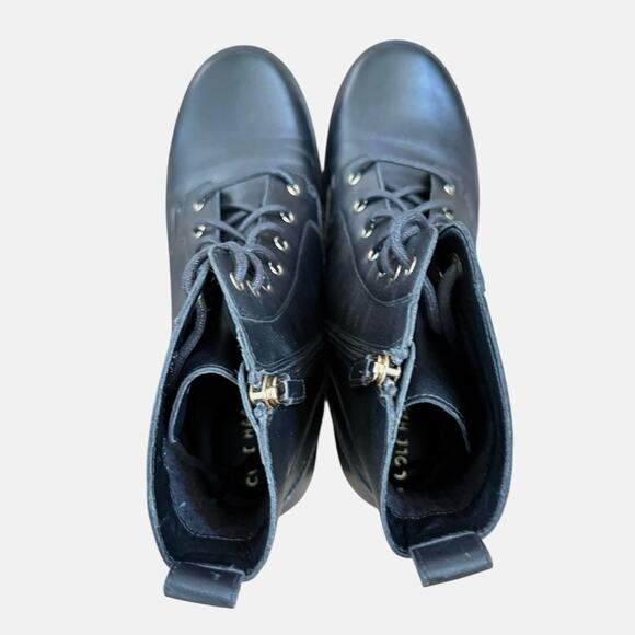 NWOT Cole Haan Black Camea Waterproof Combat Boots – Sz 9B - Picture 7 of 10